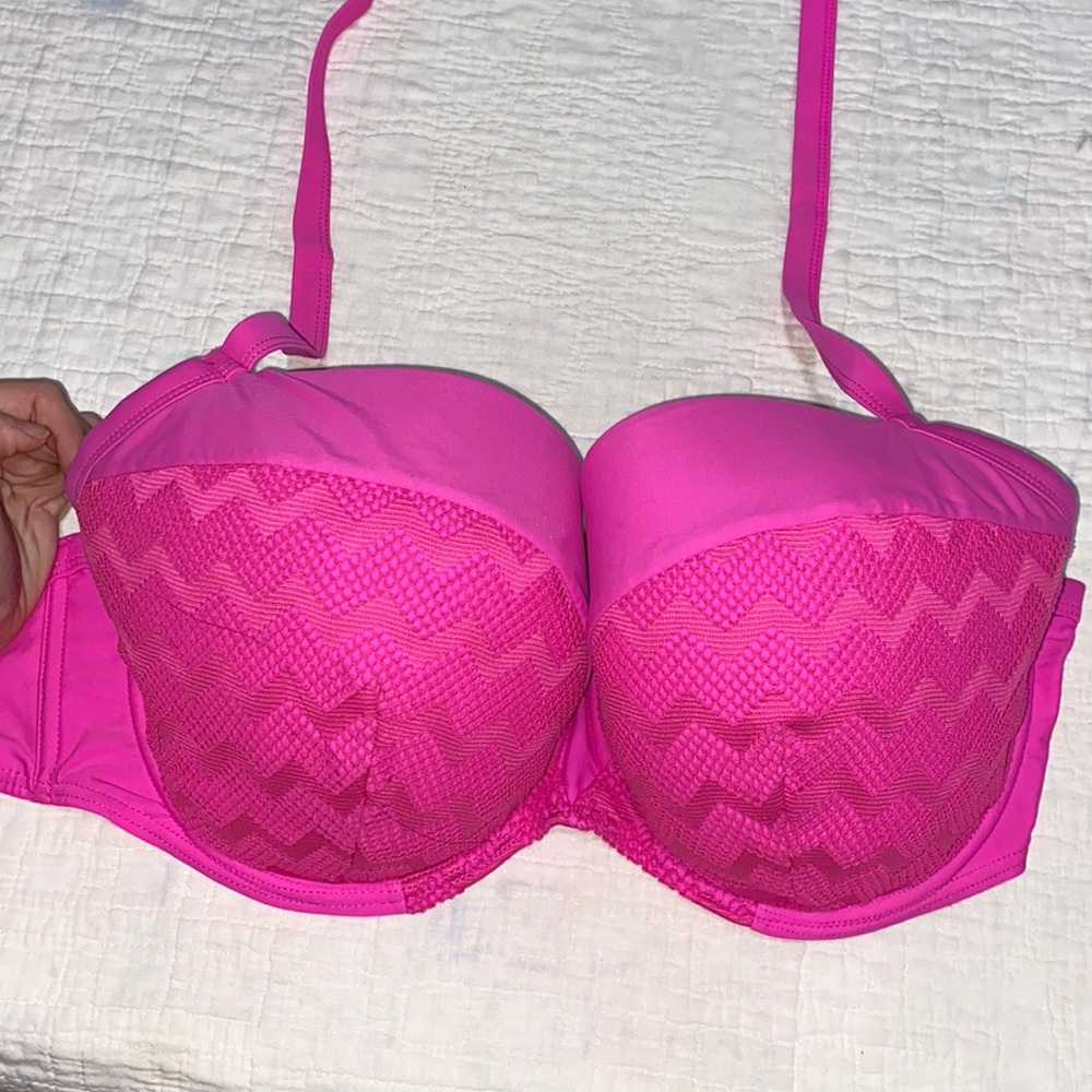 Vibrant Pink Bikini Top